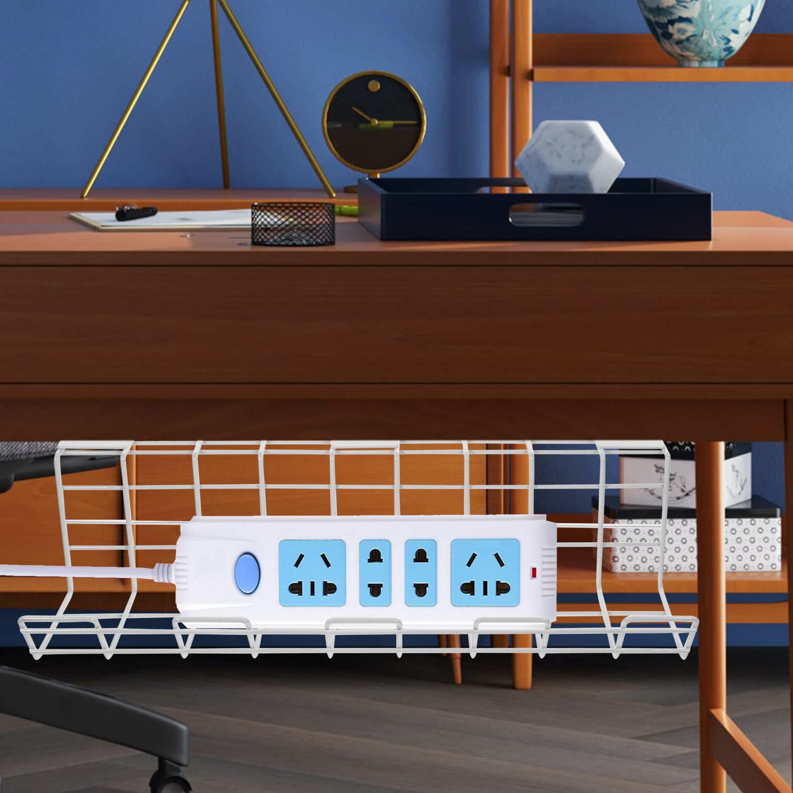 Food Storage Management - 2Pcs Rak Pengatur Kabel di Bawah
