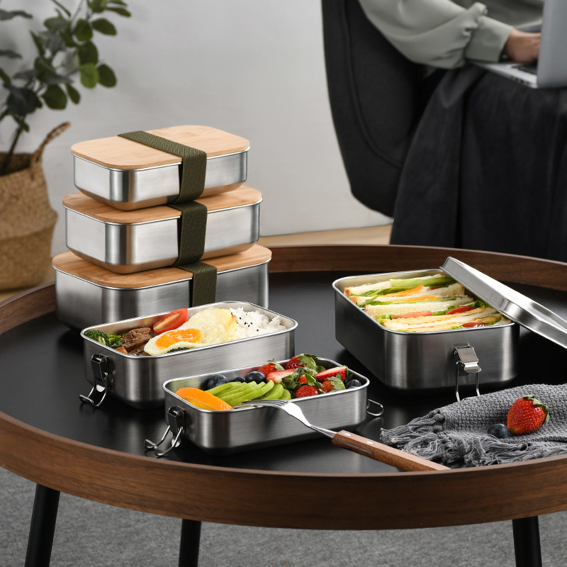 Food Storage Tupperware - Kotak Makan Siang Baja Tahan Karat