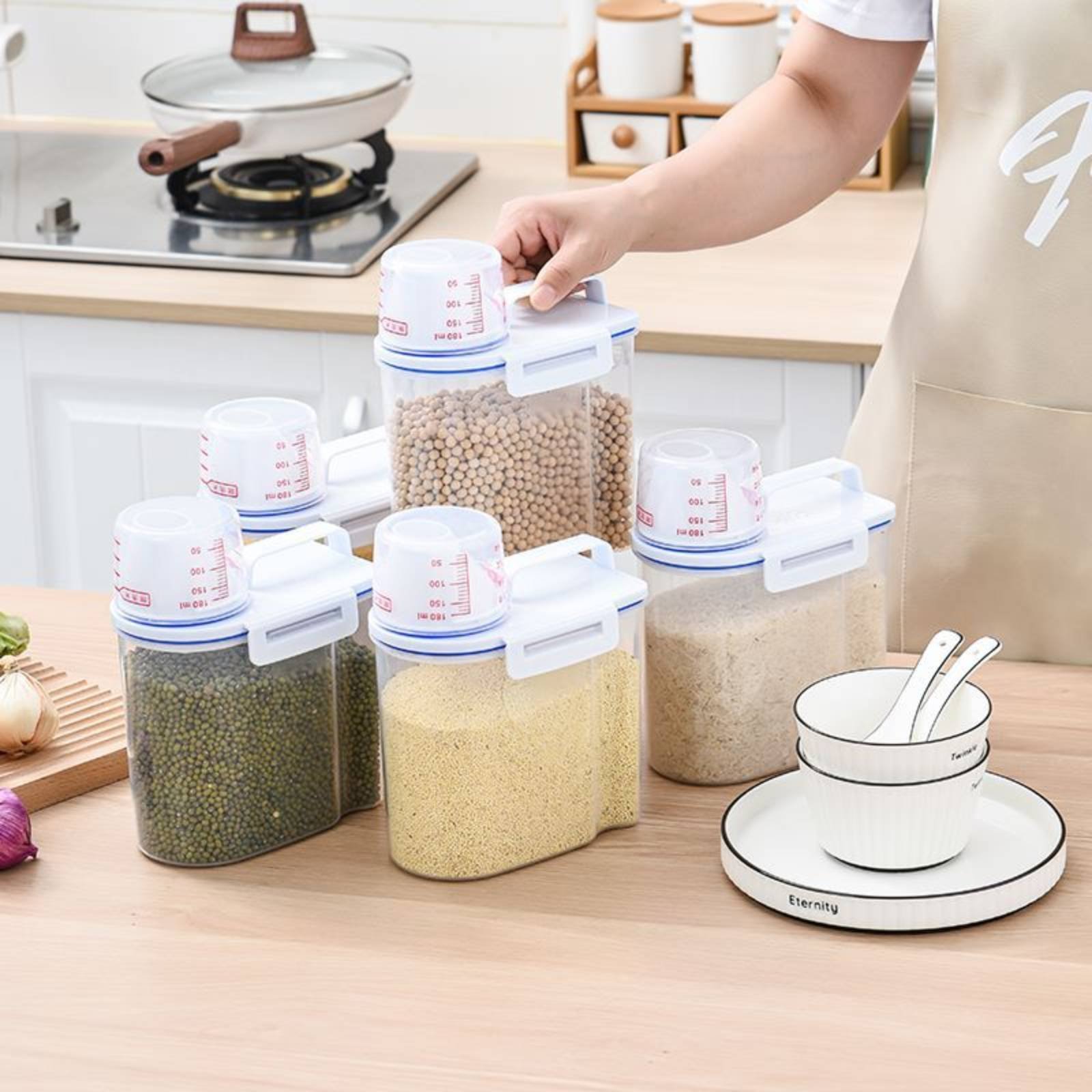 Food Storage Safe - Wadah Penyimpanan Beras Dispenser Beras Aman