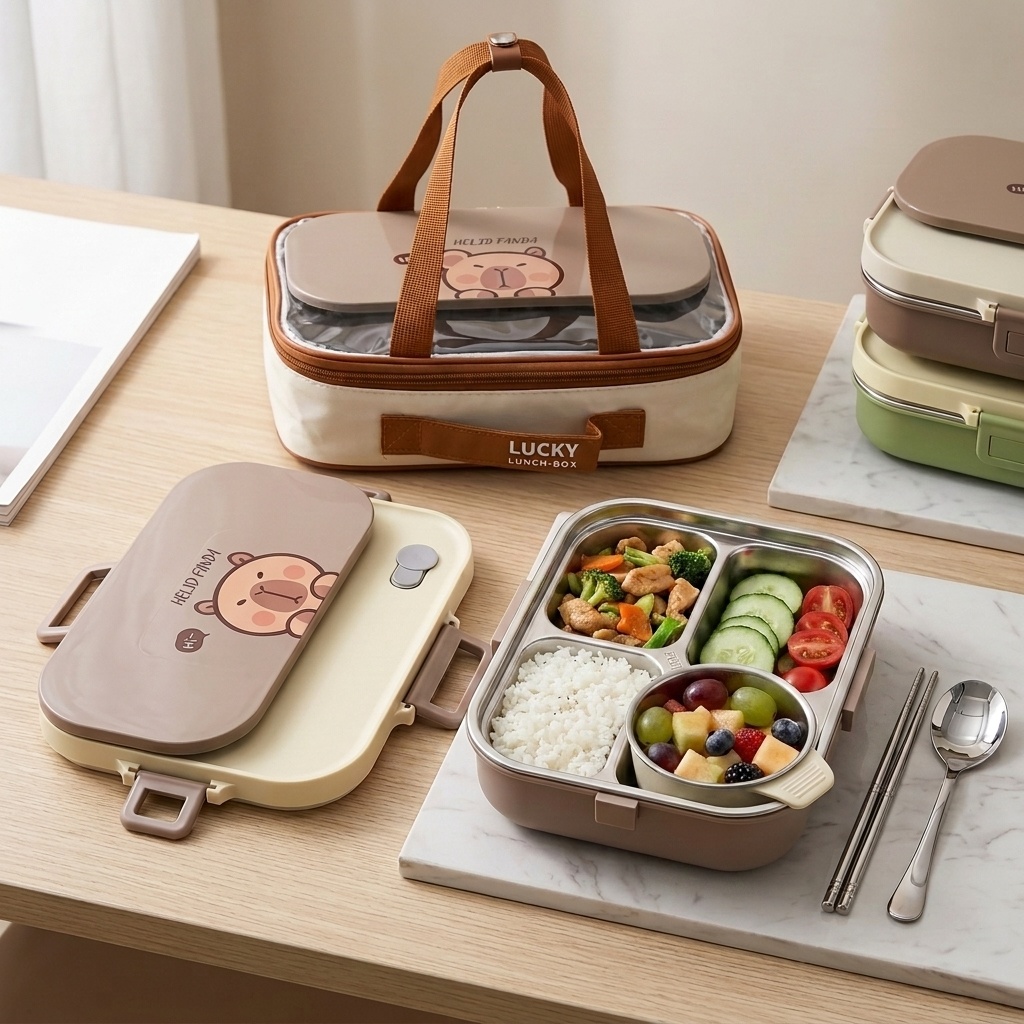 Food Storage Underground - Set Kotak Makan Siang Bento Stainless