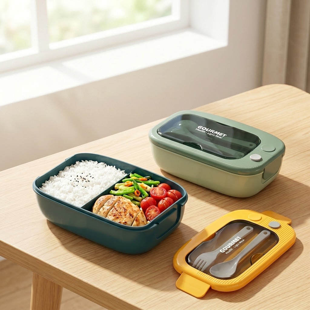 Food Storage Prep Containers - Kotak Bento Plastik untuk Microwave 2