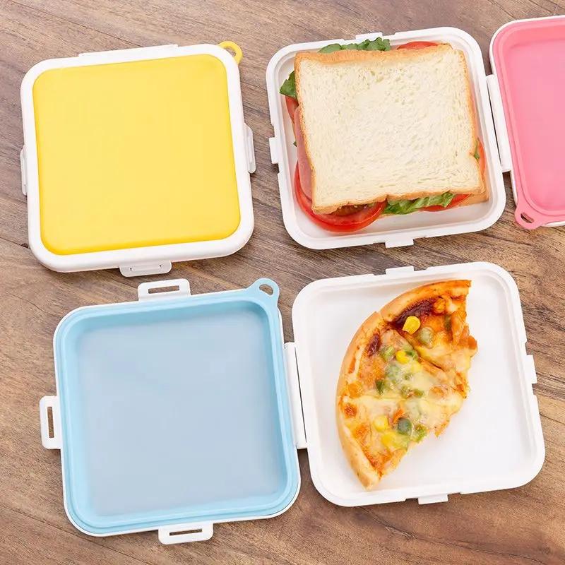 Food Storage Reusable Bags - 1pc Kotak Penyimpanan Roti Panggang Portabel