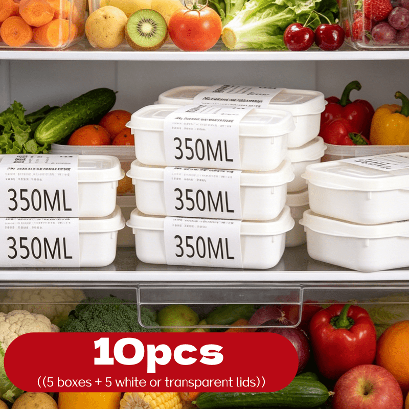 Food Storage Freezer - 10 Buah Set Kotak Penyimpanan Makanan