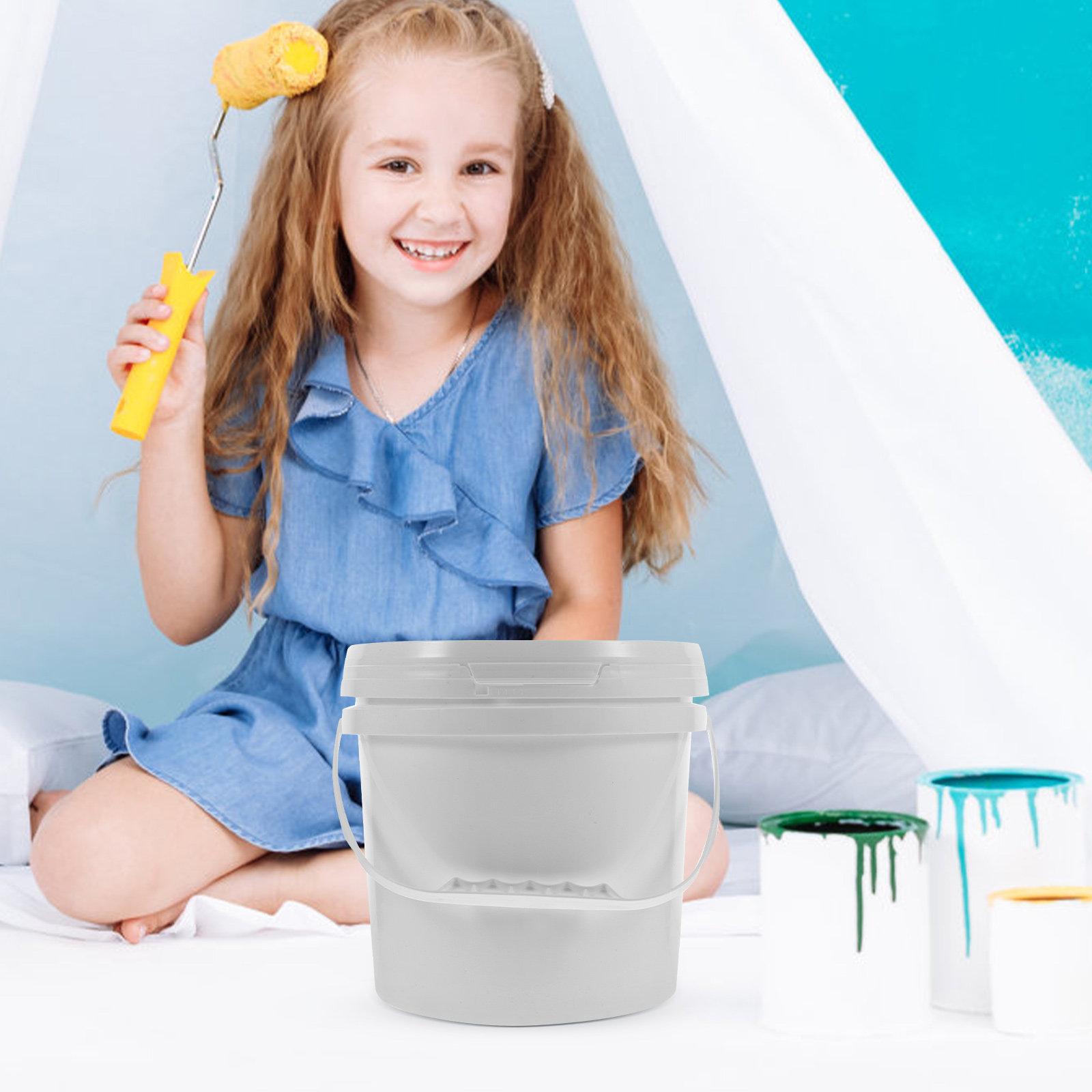 Food Storage Safe - Ember Cat Plastik Kokoh dengan Tutup,