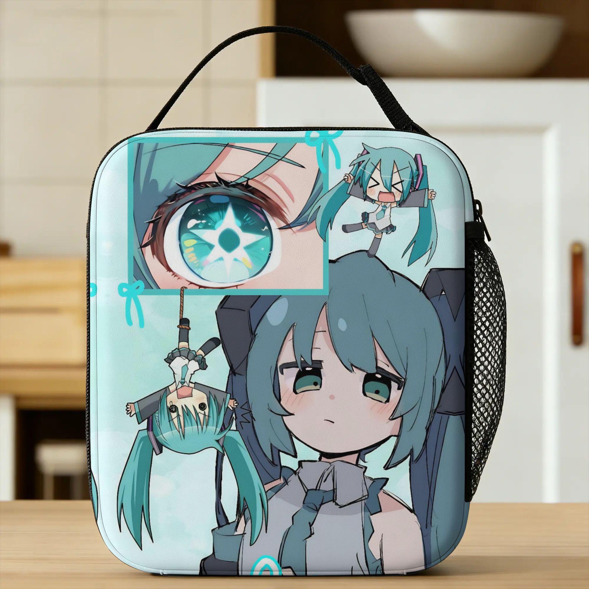 Food Storage Reusable Bags - Tas Makan Siang Terinsulasi Singer Hatsune