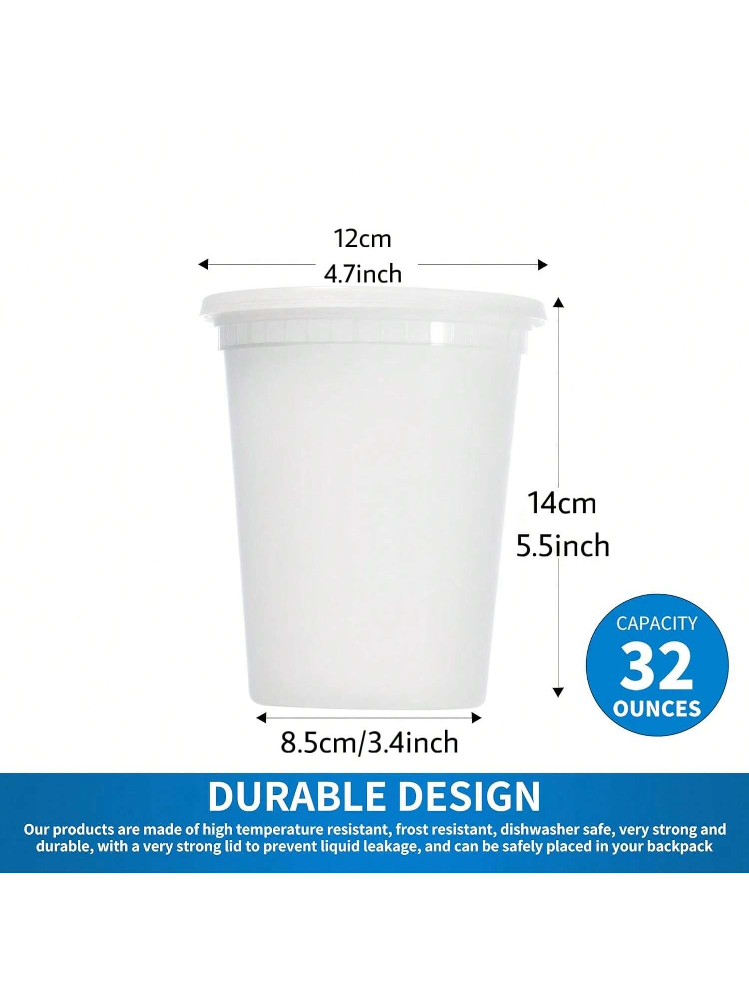 24 Pak 32oz wadah Deli dengan  - Food Storage Prep Containers ulasan dan harga