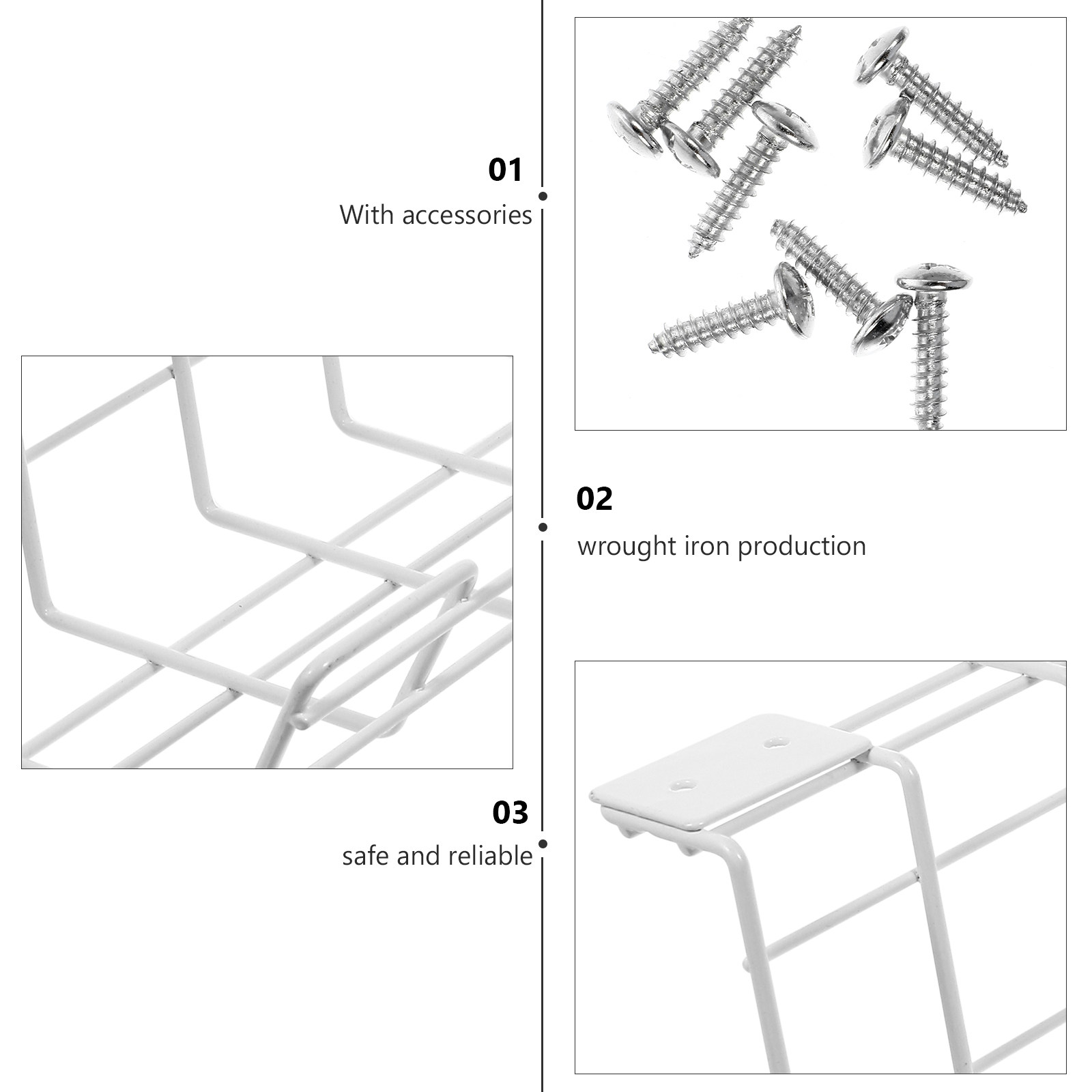2Pcs Rak Pengatur Kabel di Baw - Food Storage Management ulasan dan harga
