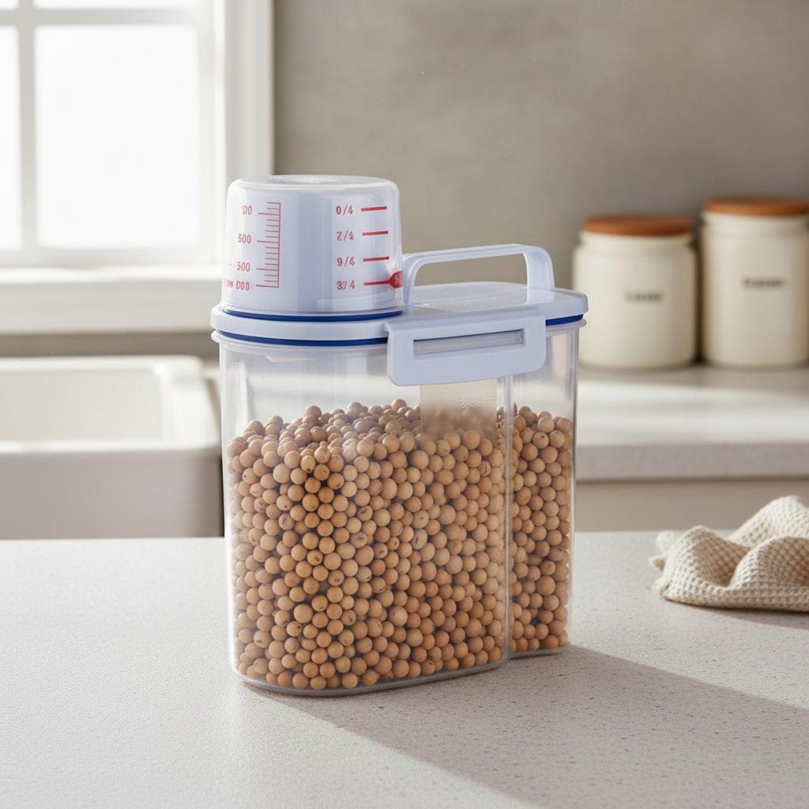Wadah Penyimpanan Beras Dispen - Food Storage Safe ulasan dan harga