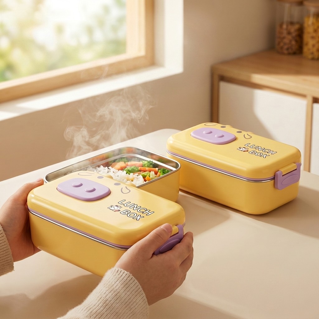 Kotak Bento Baja Tahan Karat 3 - Food Storage Underground ulasan dan harga