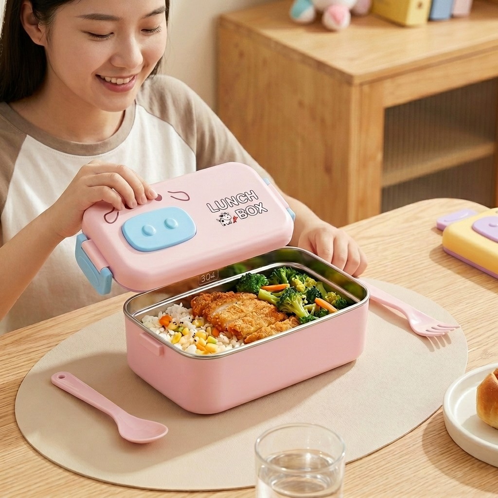 Kotak Bento Baja Tahan Karat 3 - Food Storage Underground ulasan dan harga