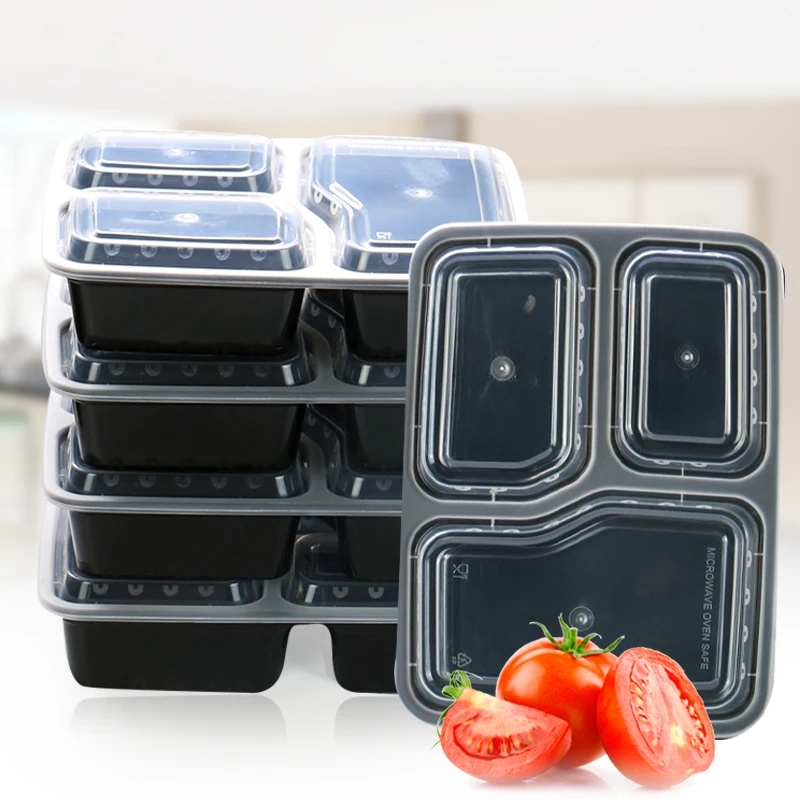 7 pak 3 kompartemen wadah pers - Food Storage Prep Containers ulasan dan harga