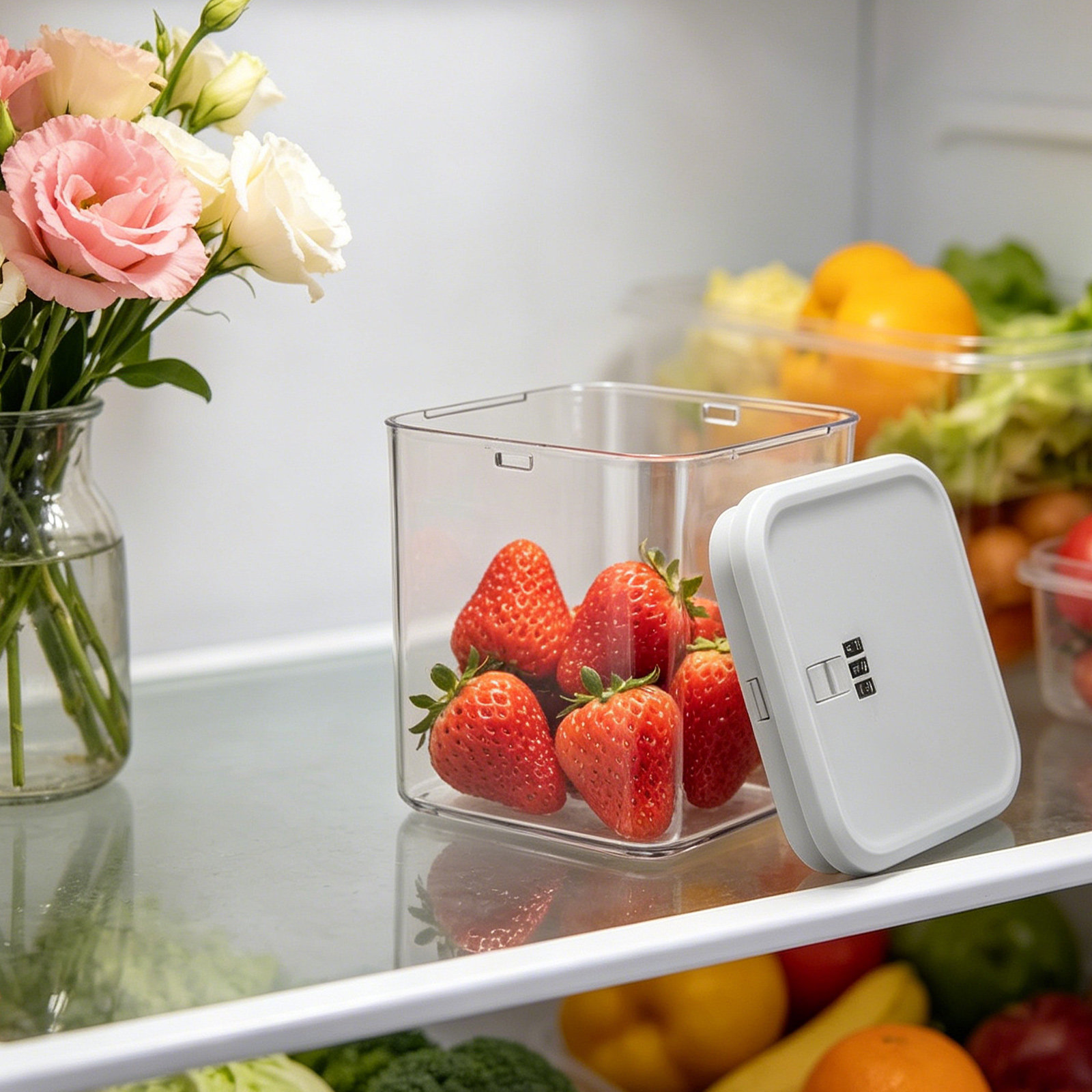Kotak Kunci Tumpuk Transparan  - Food Storage Safe ulasan dan harga