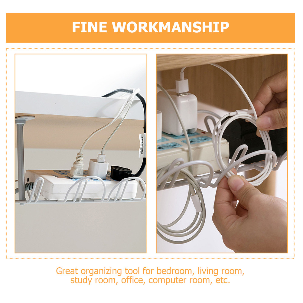 1Set Rak Manajemen Kabel Logam - Food Storage Management ulasan dan harga