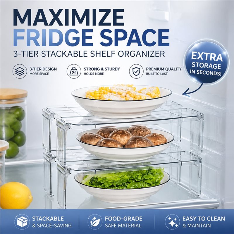 ABMR-Organizer Penyimpanan Kul - Food Storage Management ulasan dan harga