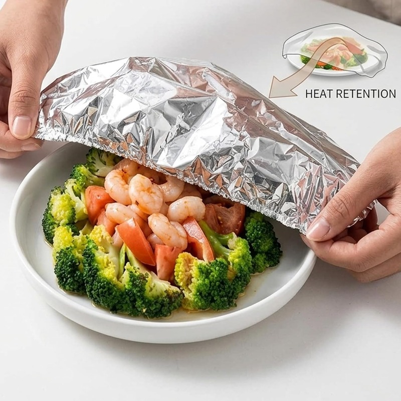 Penutup Isolasi Aluminium Foil - Food Storage Home ulasan dan harga