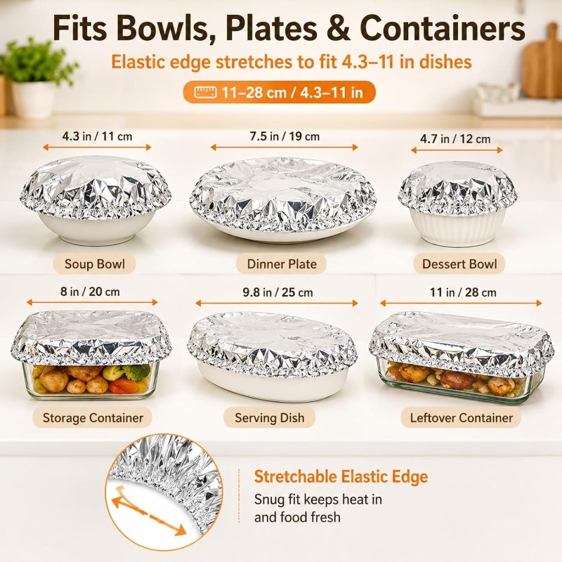 Penutup Isolasi Aluminium Foil - Food Storage Home ulasan dan harga