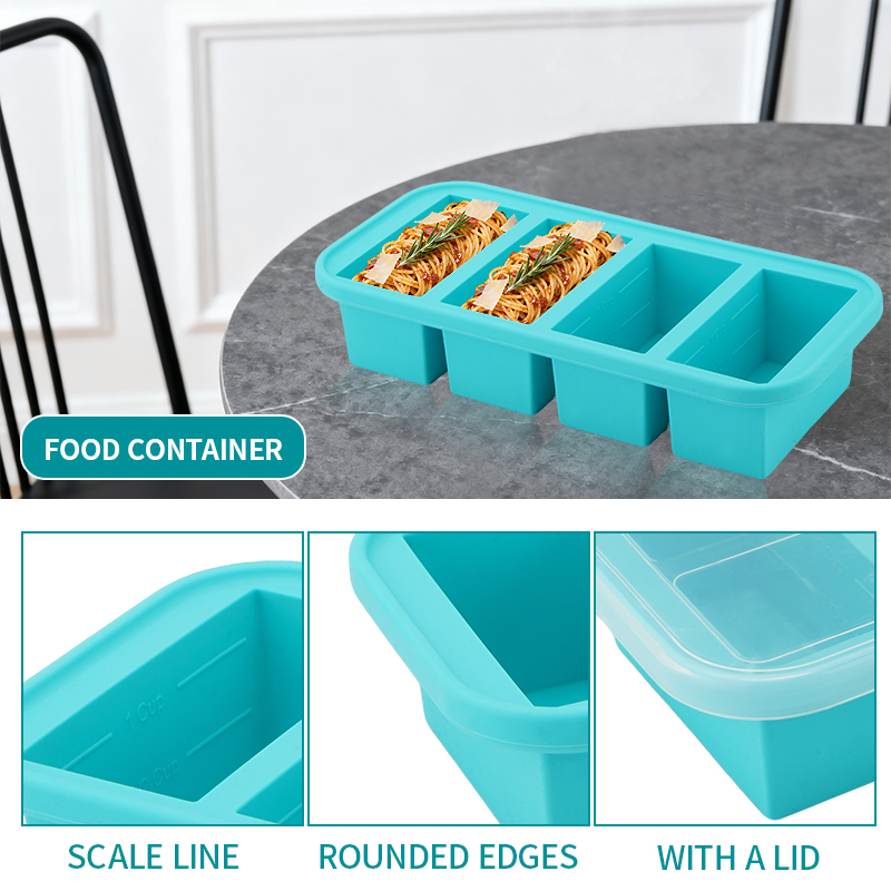 Cetakan Baki Beku Silikon 2 at - Food Storage Prep Containers ulasan dan harga