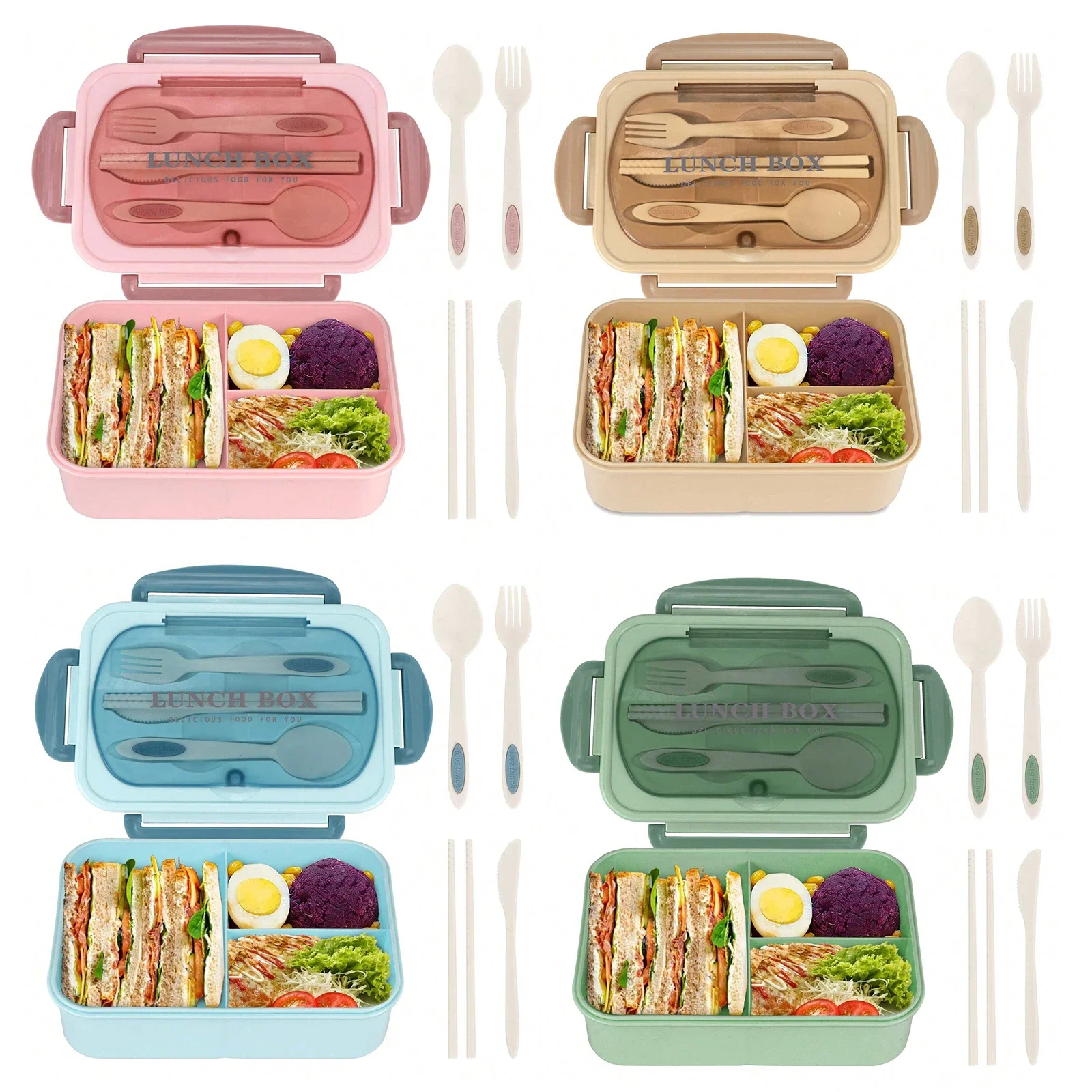 Kotak makan siang dewasa Bento - Food Storage Safe ulasan dan harga