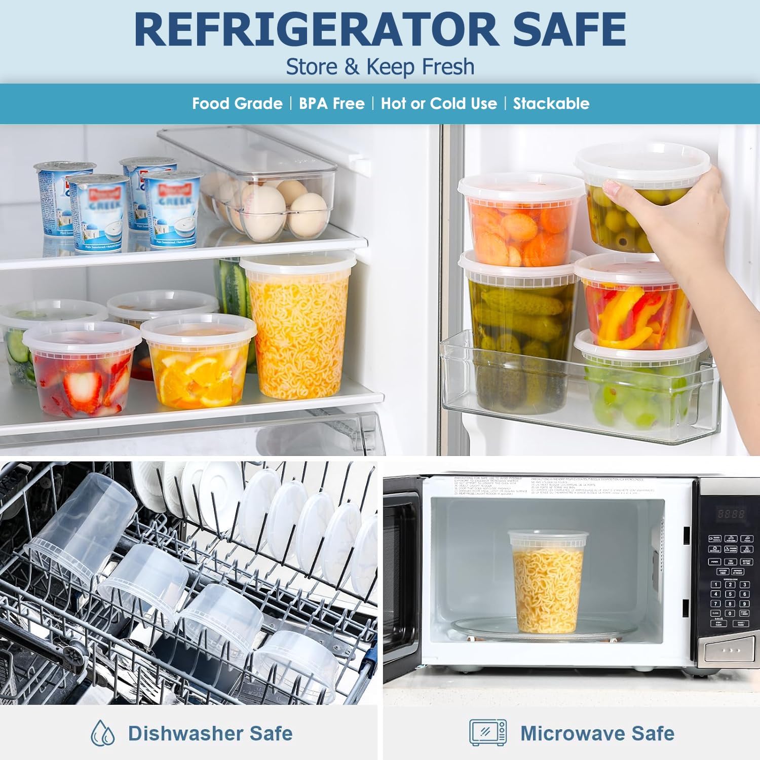 24 buah wadah penyimpanan maka - Food Storage Freezer ulasan dan harga