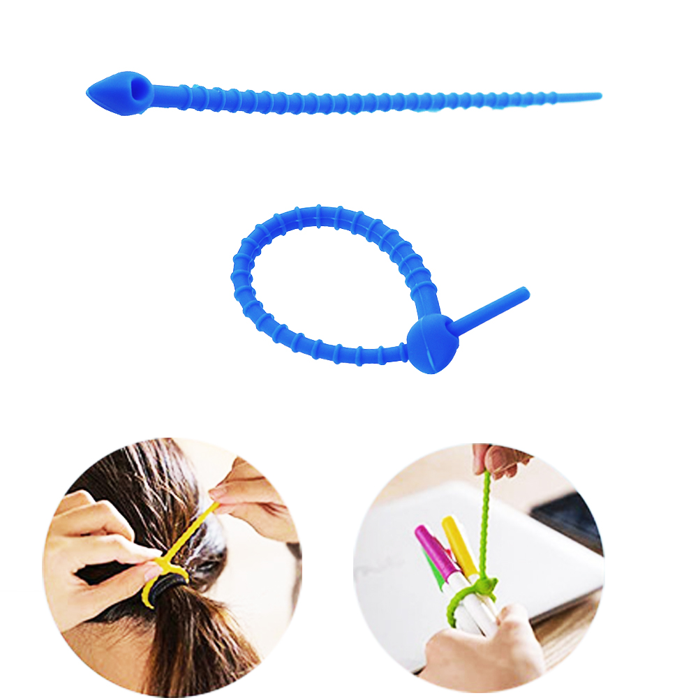 1 buah 18CM 7 warna pita silik - Food Storage Management ulasan dan harga
