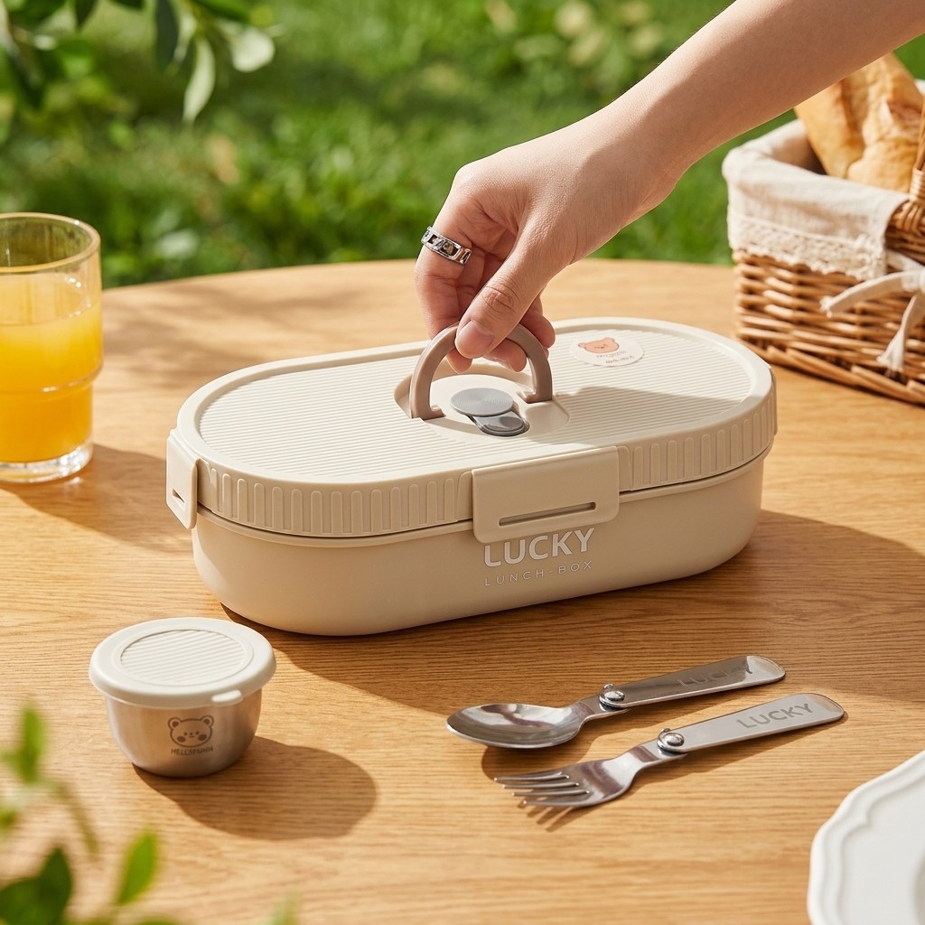 Kotak Makan Bento dari Baja Ta - Food Storage Prep Containers ulasan dan harga