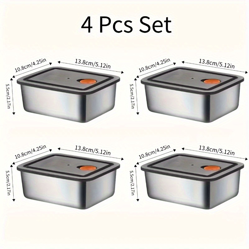 4pc Set Wadah Penyimpanan Maka - Food Storage Freezer ulasan dan harga