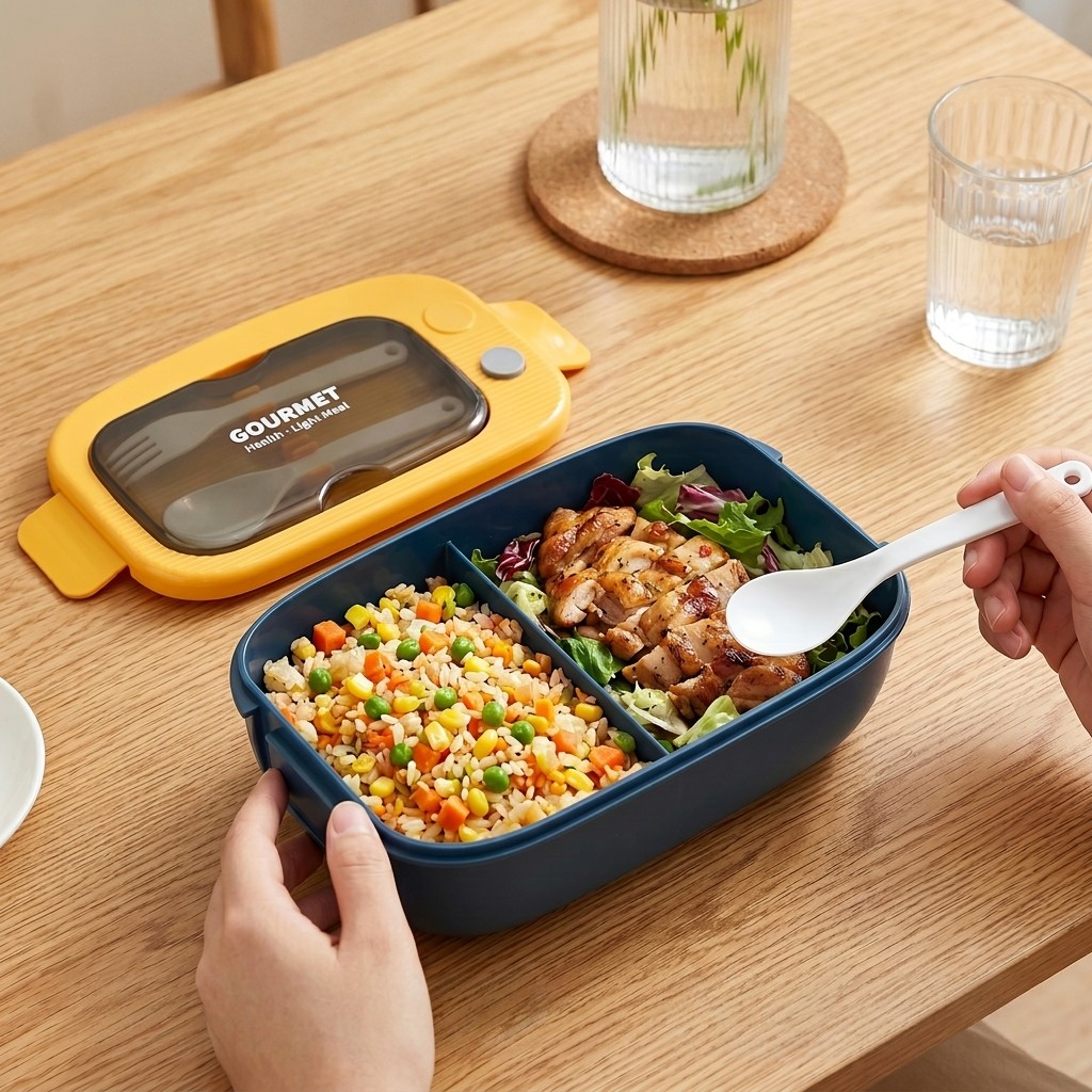 Kotak Bento Plastik untuk Micr - Food Storage Prep Containers ulasan dan harga