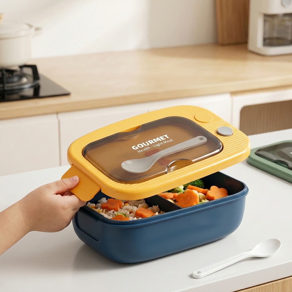 Kotak Bento Plastik untuk Micr - Food Storage Prep Containers ulasan dan harga