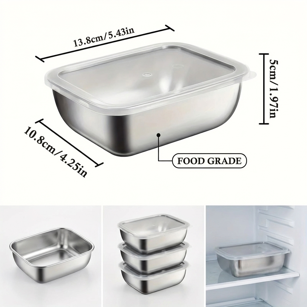 5 Buah Wadah Penyimpanan Makan - Food Storage Prep Containers ulasan dan harga