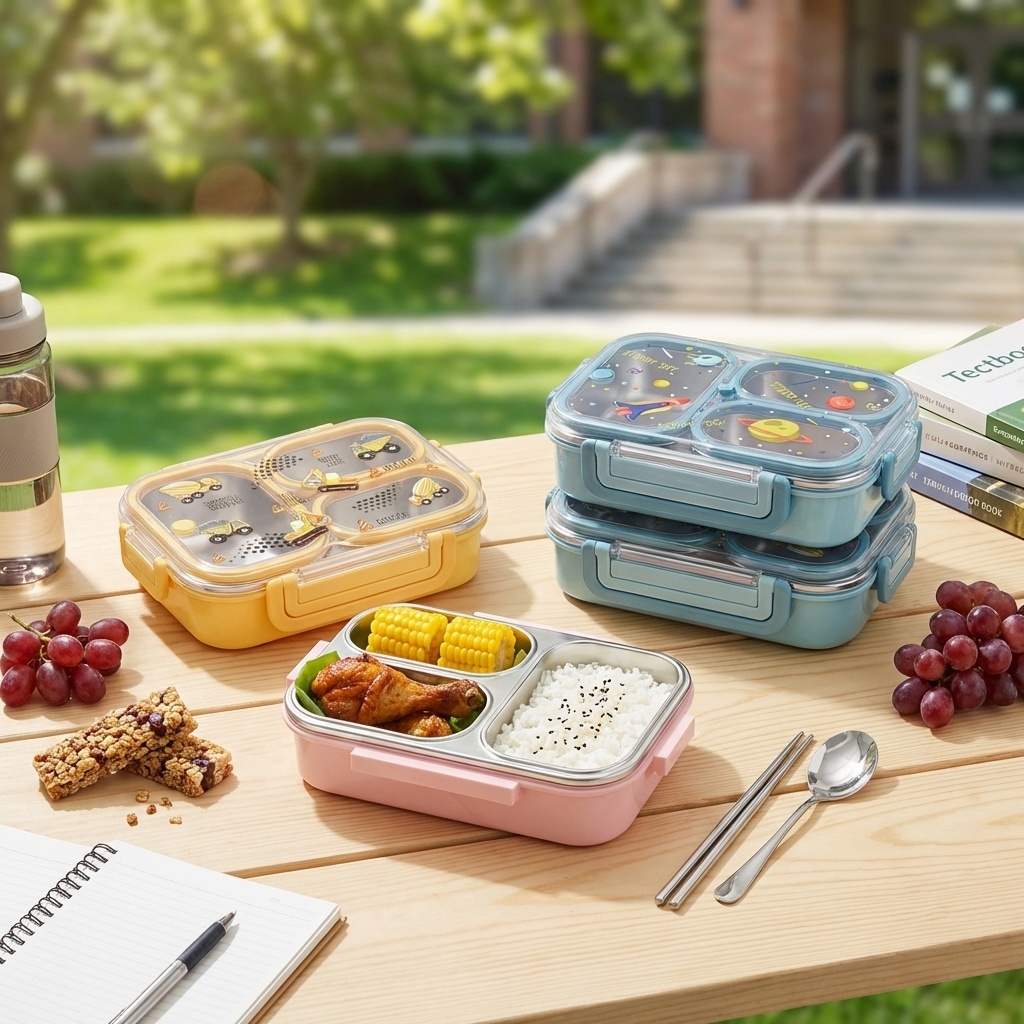 Kotak Makan Bento 900ML Lucu d - Food Storage Safe ulasan dan harga