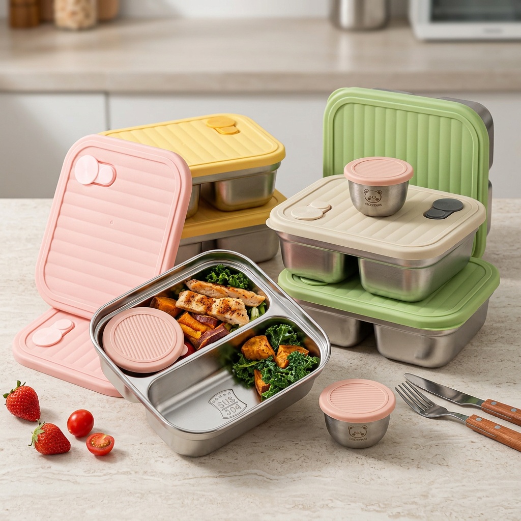 Wadah Makan Siang Stainless St - Food Storage Underground ulasan dan harga