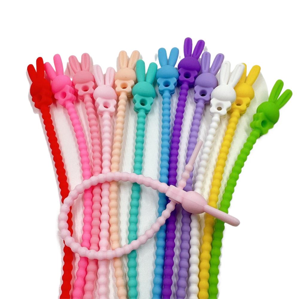 10Pcs Pengatur Kabel Silikon B - Food Storage Reusable Bags ulasan dan harga