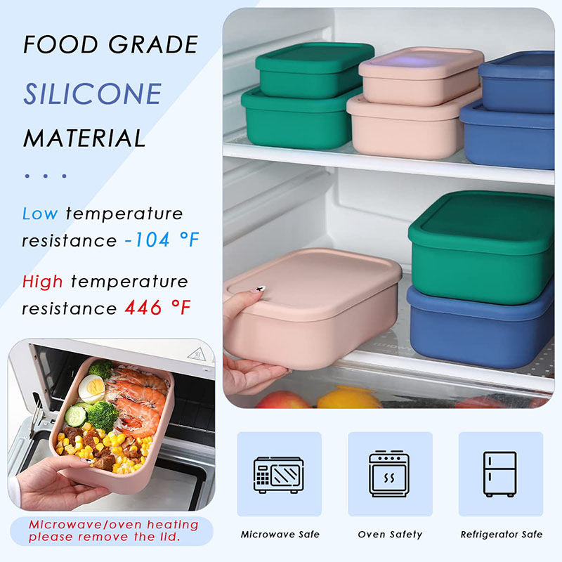 Kotak makan Bento anti bocor,  - Food Storage Prep Containers ulasan dan harga