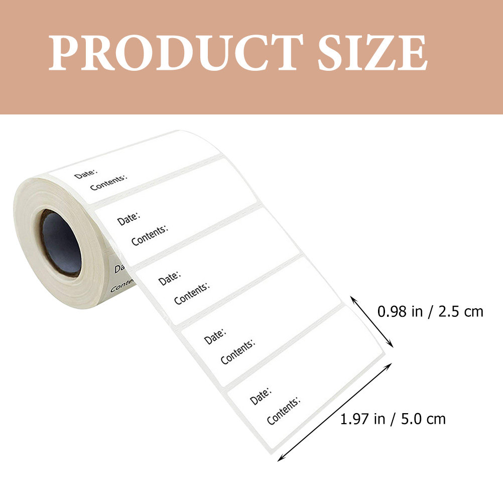 1 Rol Stiker Label Makanan Pro - Food Storage Freezer ulasan dan harga
