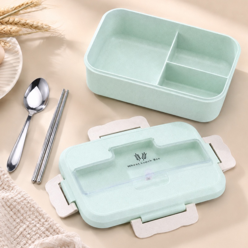 Kotak Makan Siang dari Jerami  - Food Storage Safe ulasan dan harga